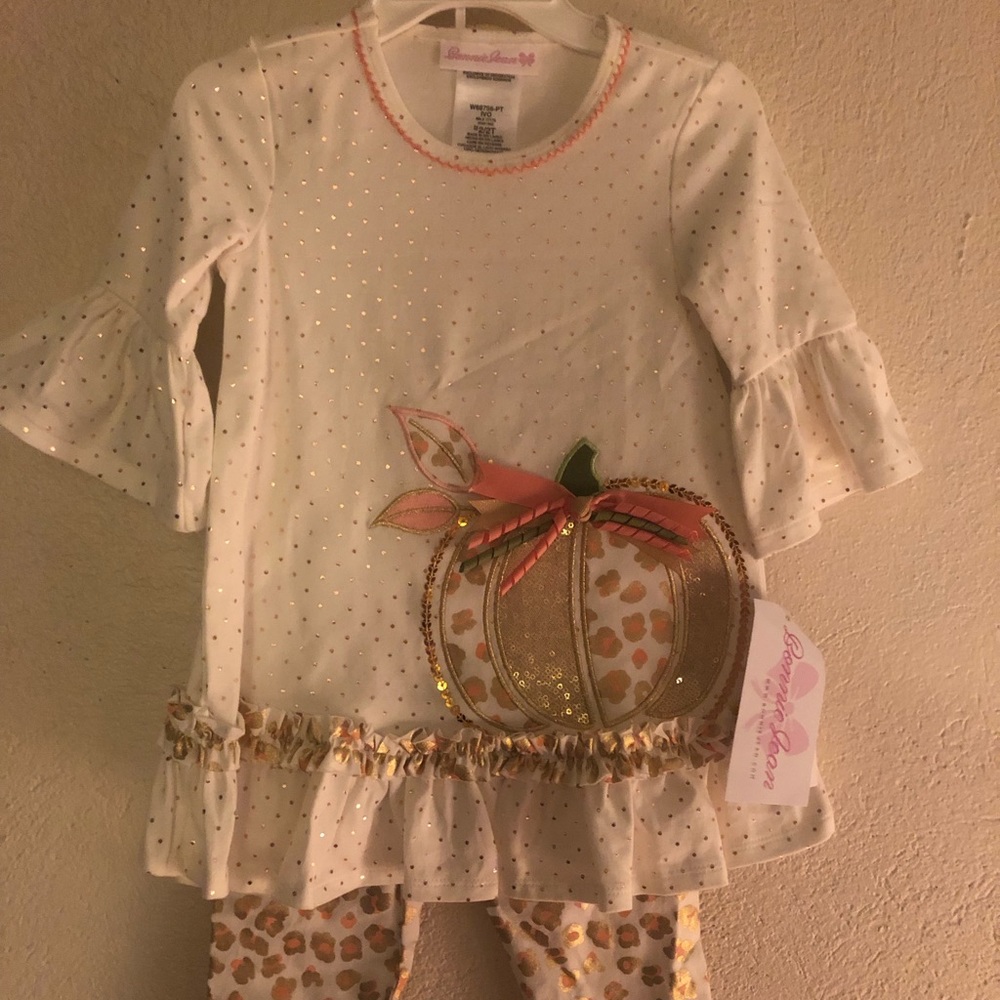 Thanksgiving Holiday Toddler Girl Outfit